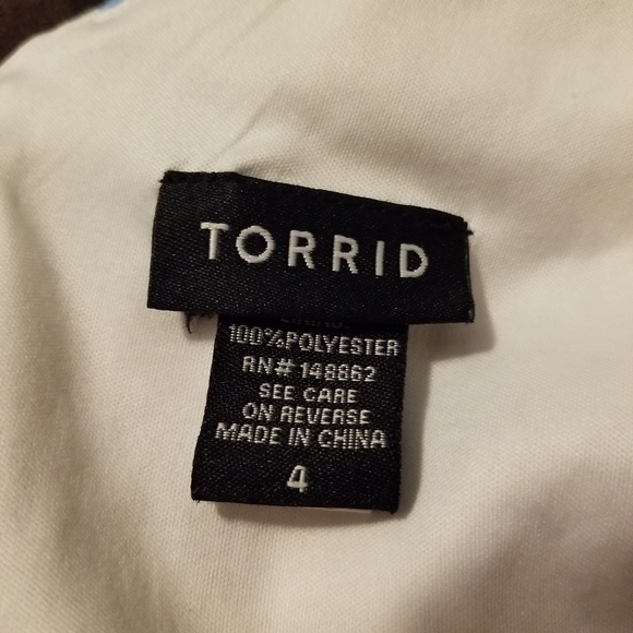 Torrid Flared Tank Blouse - Picture 8 of 10